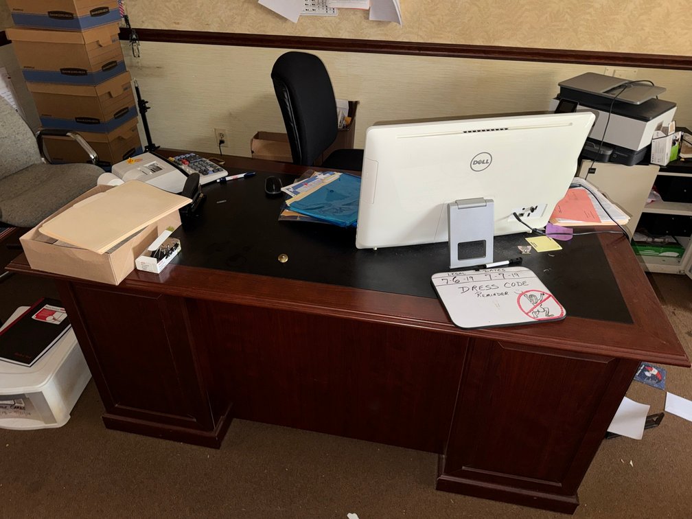 Executive Desk & Computer Equipment