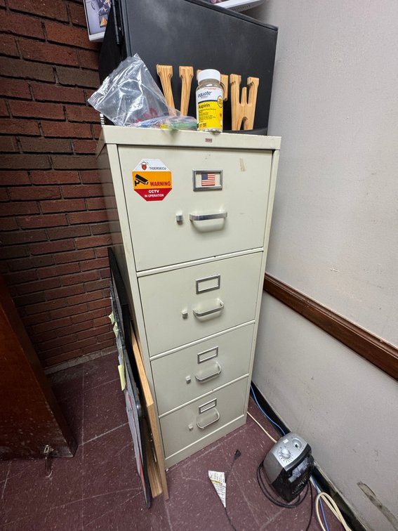 Four Filing Cabinets