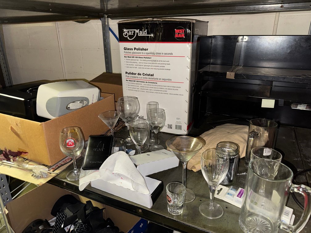 Assorted Barware & Glassware