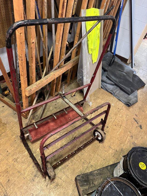 Roofing Adhesive Applicator Cart