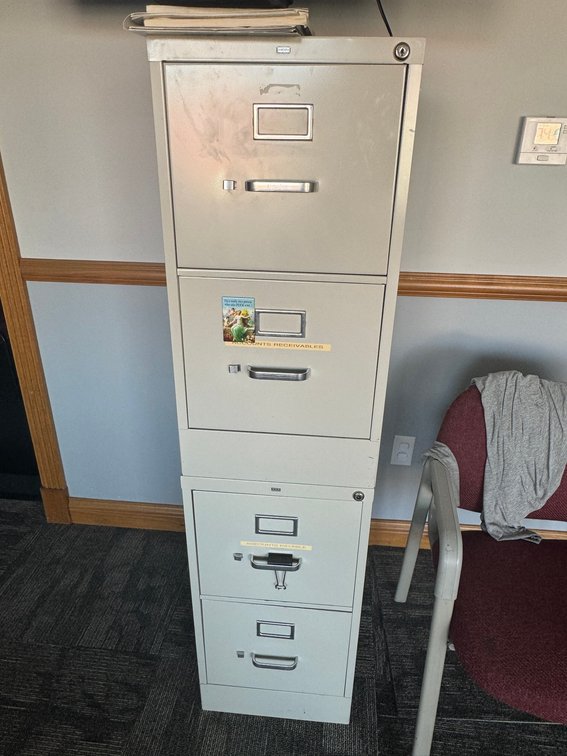 4-Drawer Vertical Filing Cabinet