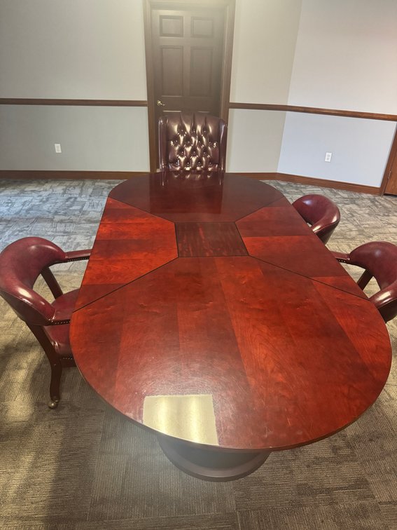 Conference table with 4 chairs