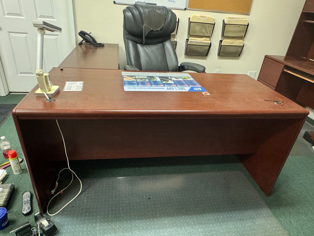 L-Shaped Executive Desk