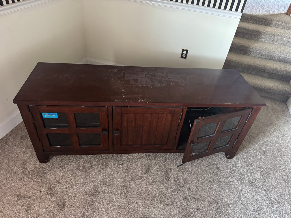 Dark Wood TV / Media Stand