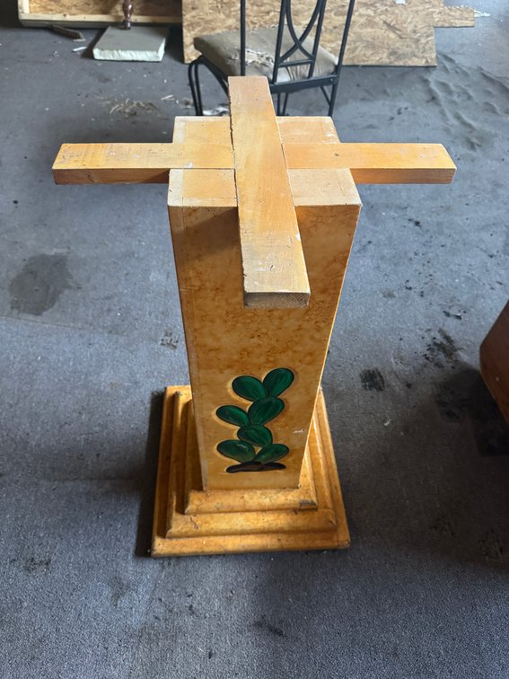 Handmade Cactus Pedestal / Plant Stand