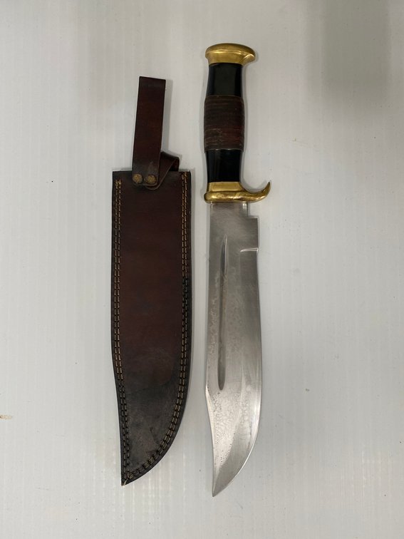 Large Fixed Blade Bowie Knife