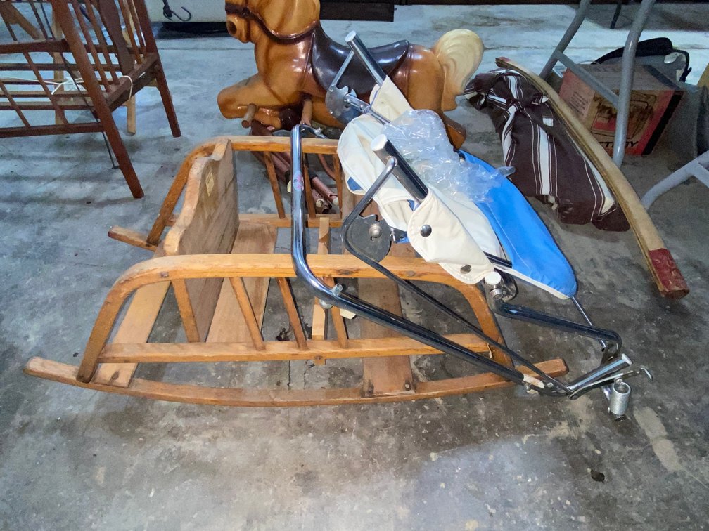 vintage Baby Bouncer, Rocking Chair