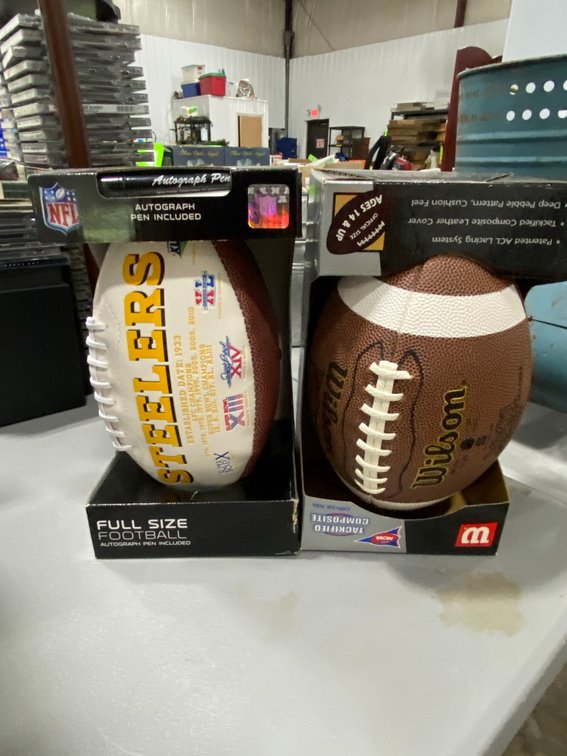 Steelers Full Size Football, Wilson Official Size football