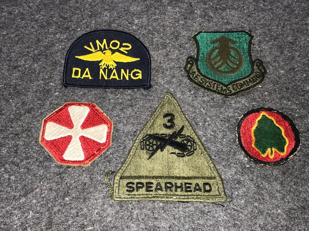 Military Patch Lot Unknown eras