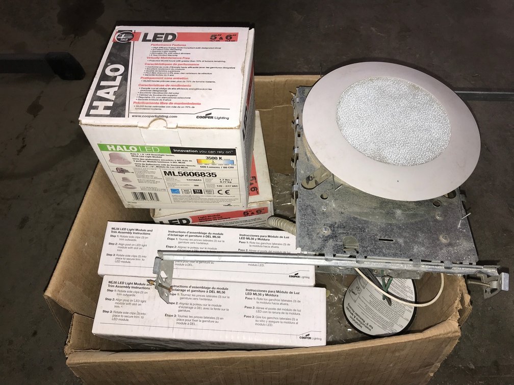 Halo LED Can Lighting Lot