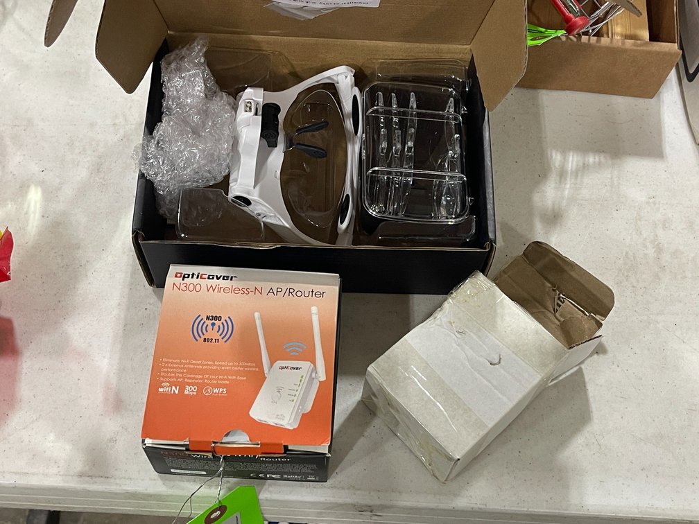 Head Mounted magnifier Kit, Wireless Router