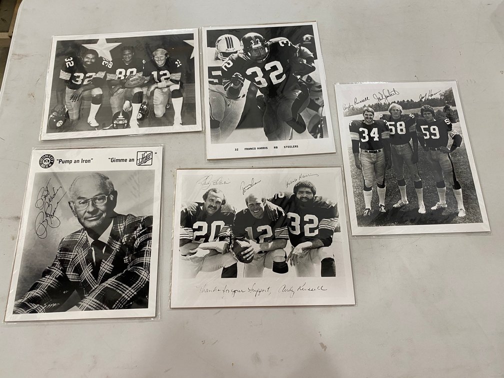 Signed sports photos