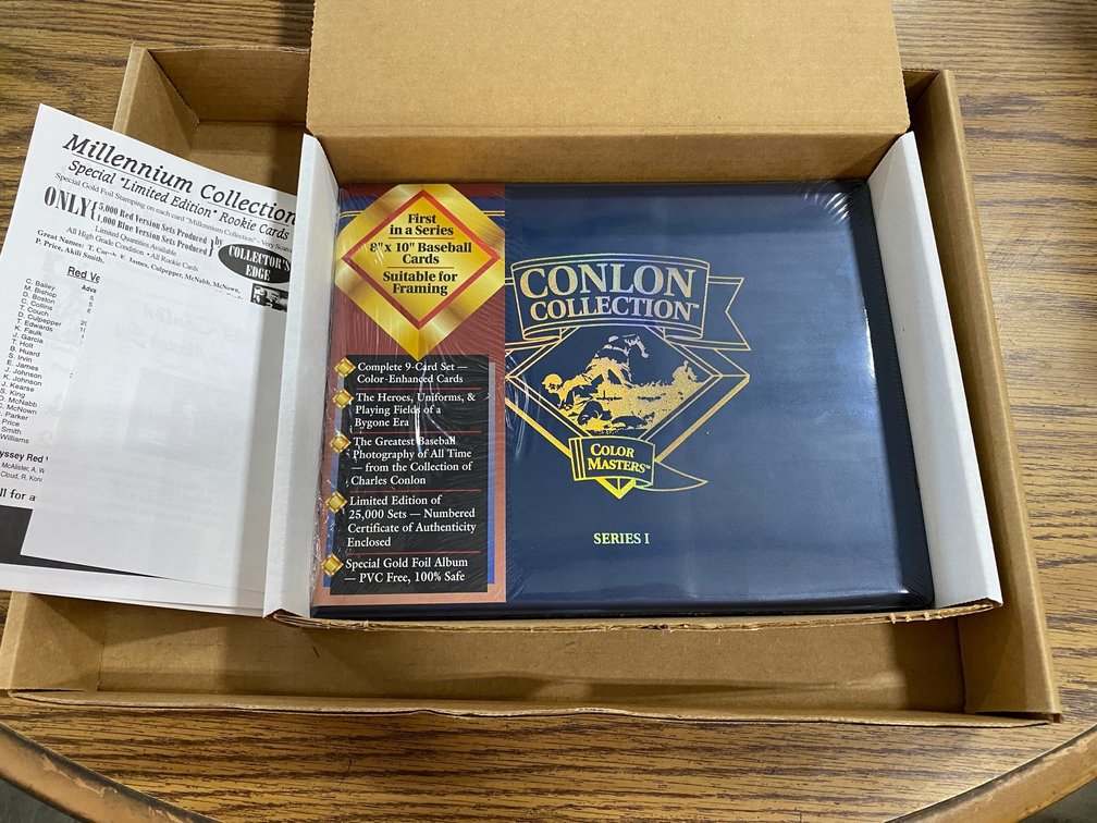 Conlon Collection 8x10 Baseball Cards Set