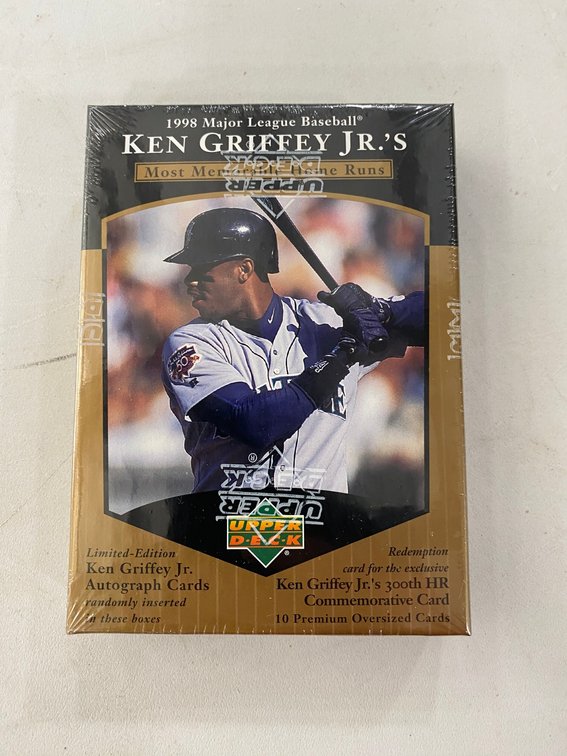 1998 Upper Deck Ken Griffy Jr. Most Memorable Home Runs Sealed Card Set