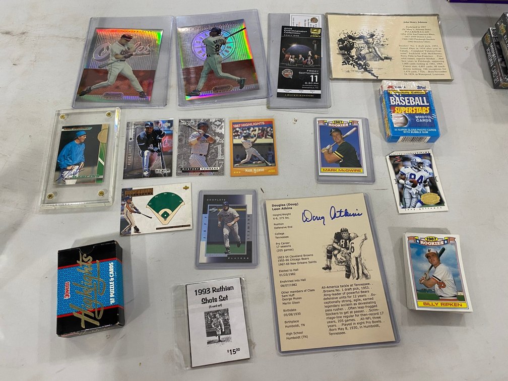 90's Baseball cards,1987 Puzzle Don Rose Highlight Puzzle and Cards