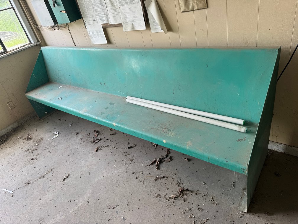 Metal bench