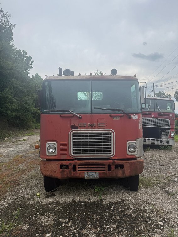 1973 GMC Heavy-Duty Cab-Over Flatbed Truck