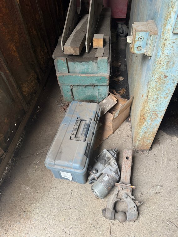 Pintle hook, toolbox, motor and more