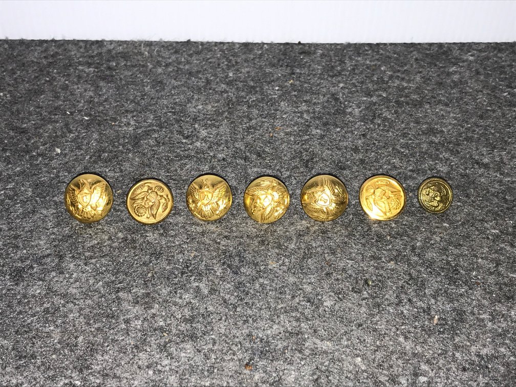 Civil War Indian War era Button Lot