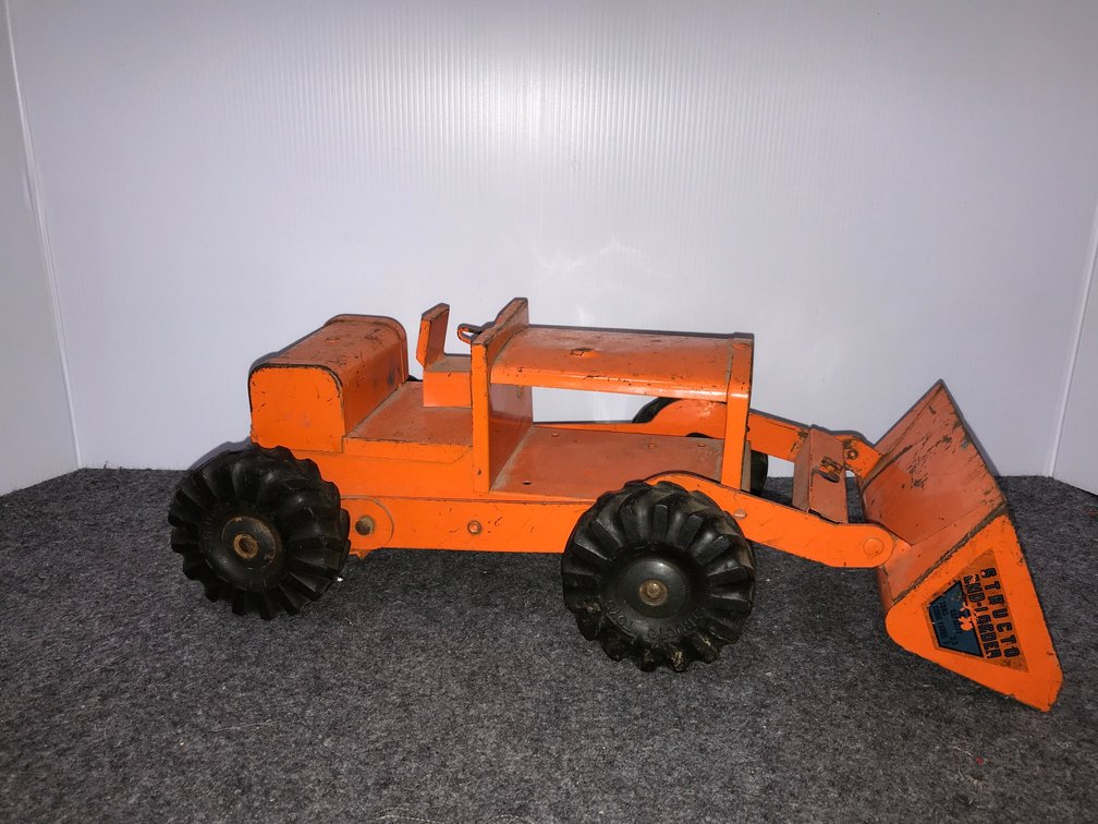 1950's Structo Front End Loader Pressed Steel