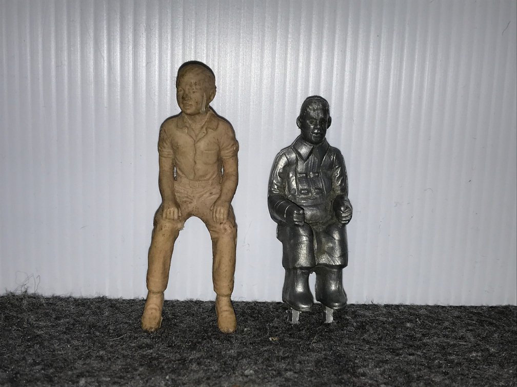 2-Antique Toy Men