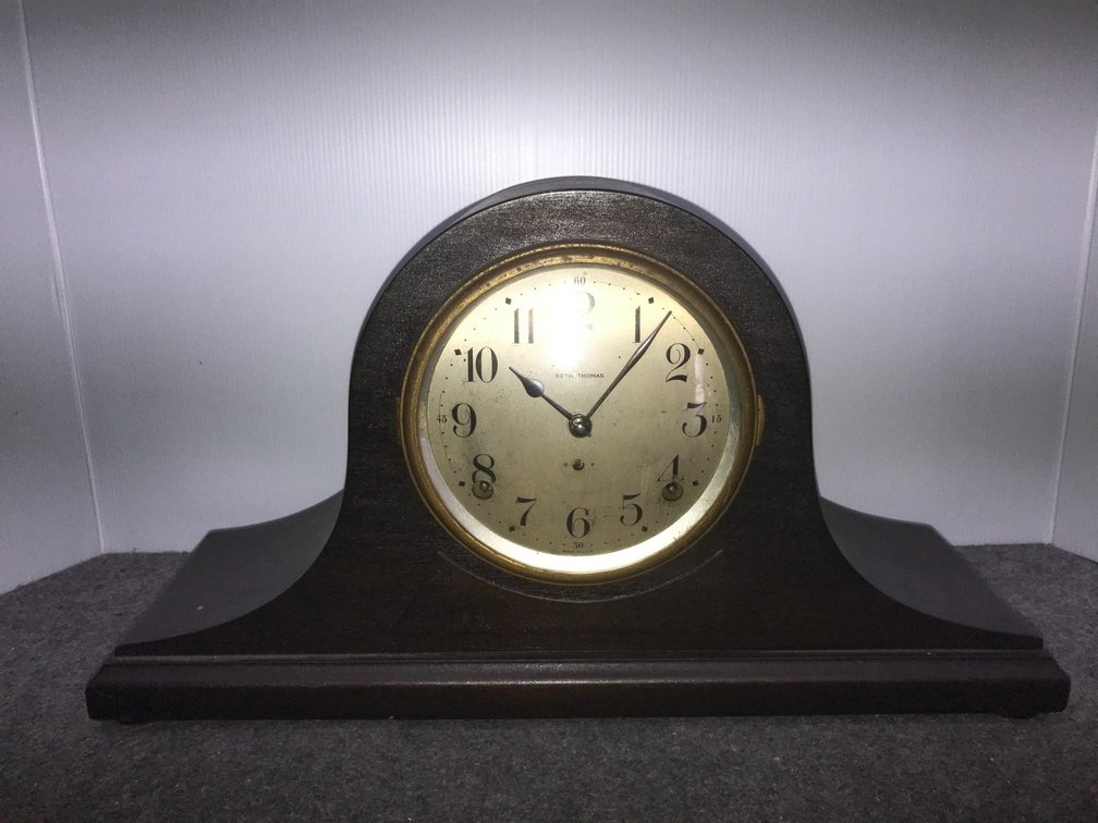Antique Seth Thomas Tambour Mantle Clock