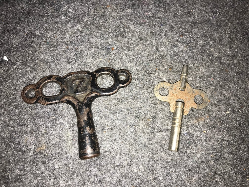 antique Clock or Toy Keys