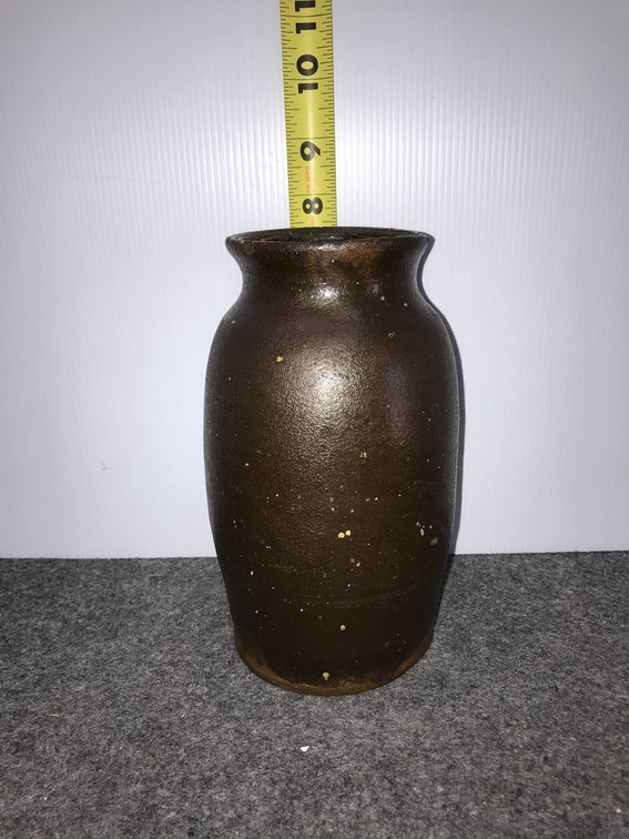 Antique wax sealer canning jar