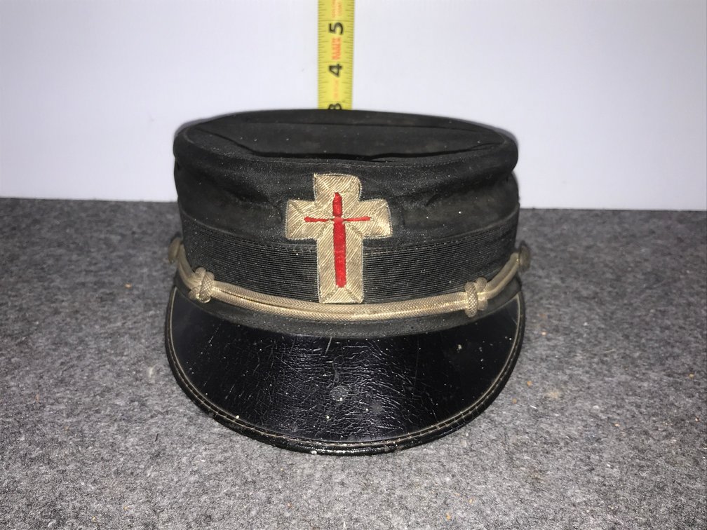 Knights Templar Masonic Kepi hat