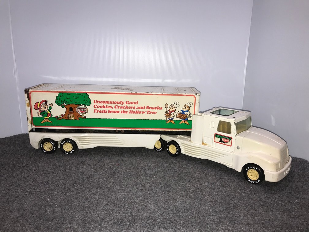 Vintage Nylint Keebler Delivery Truck & Trailer