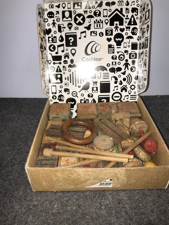 Misc. Old Wooden Toy Lot