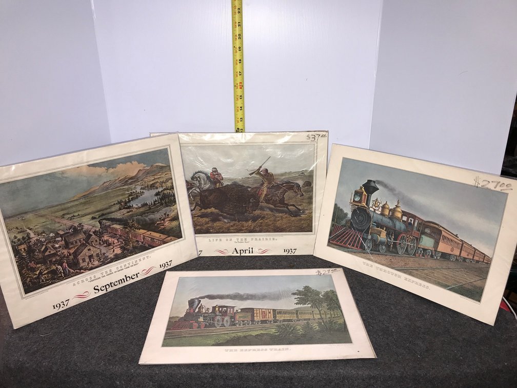 Antique Calendar Page