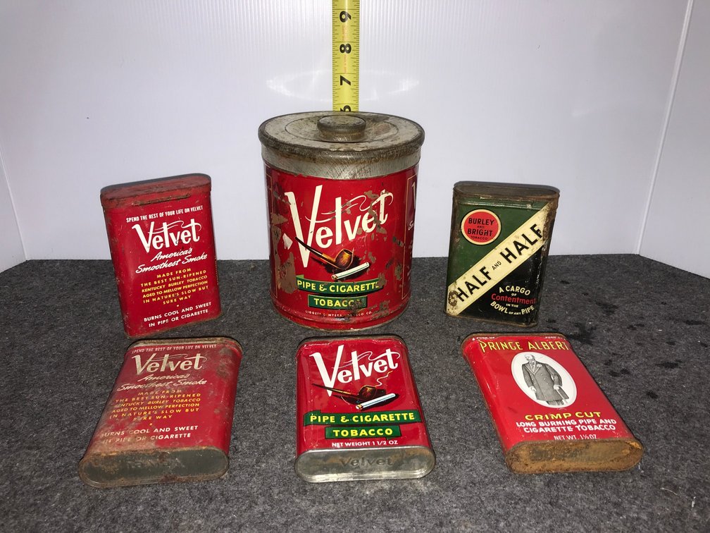 Vintage Tabacco Tin Lot