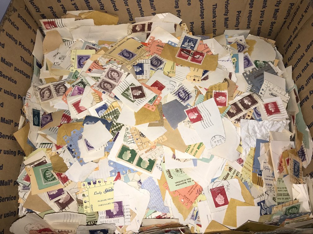 Huge Lot of Early Canadian Stamps