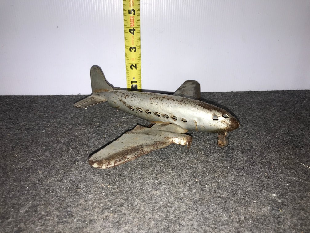 Marx Pressed Steel Airplane Toy