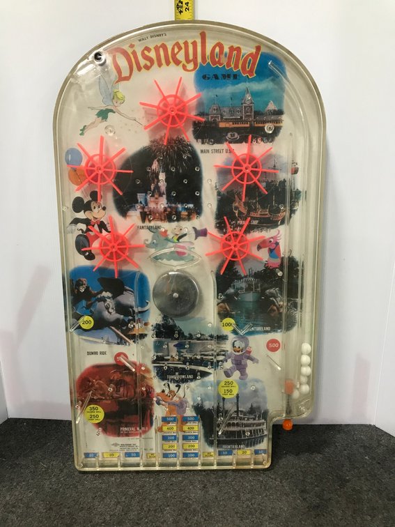 1960's Disneyland Pinball Game by Wolverine Toy Co