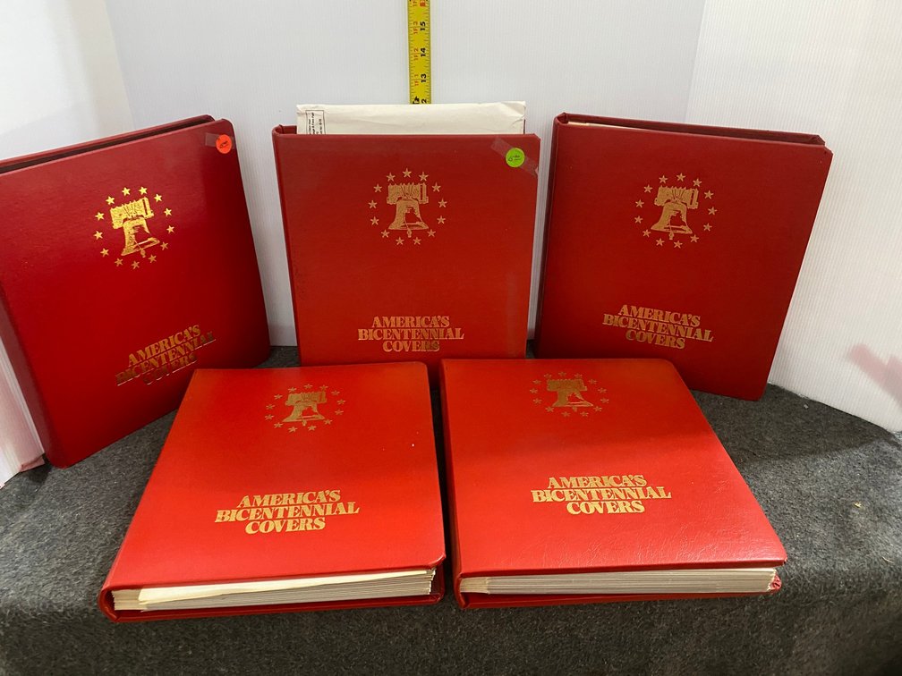 Americas Bicentennial Covers, Commemorative Postal Cover and Stamp Album