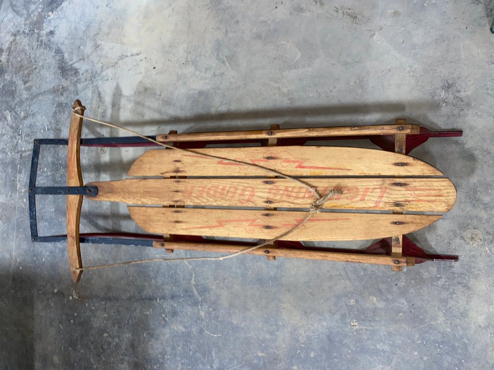 Lightening Guider Wooden sled