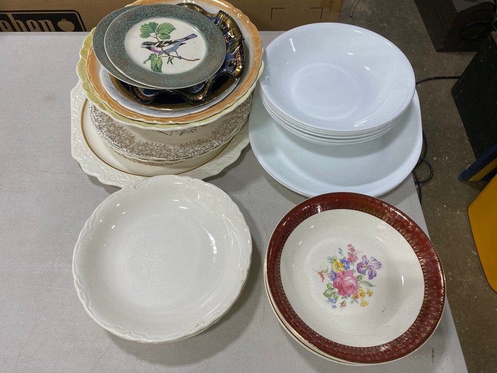 Collection of Plates and Bowls