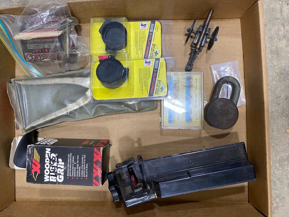 Flies, Scope Covers, Vintage Lock, BB's and More