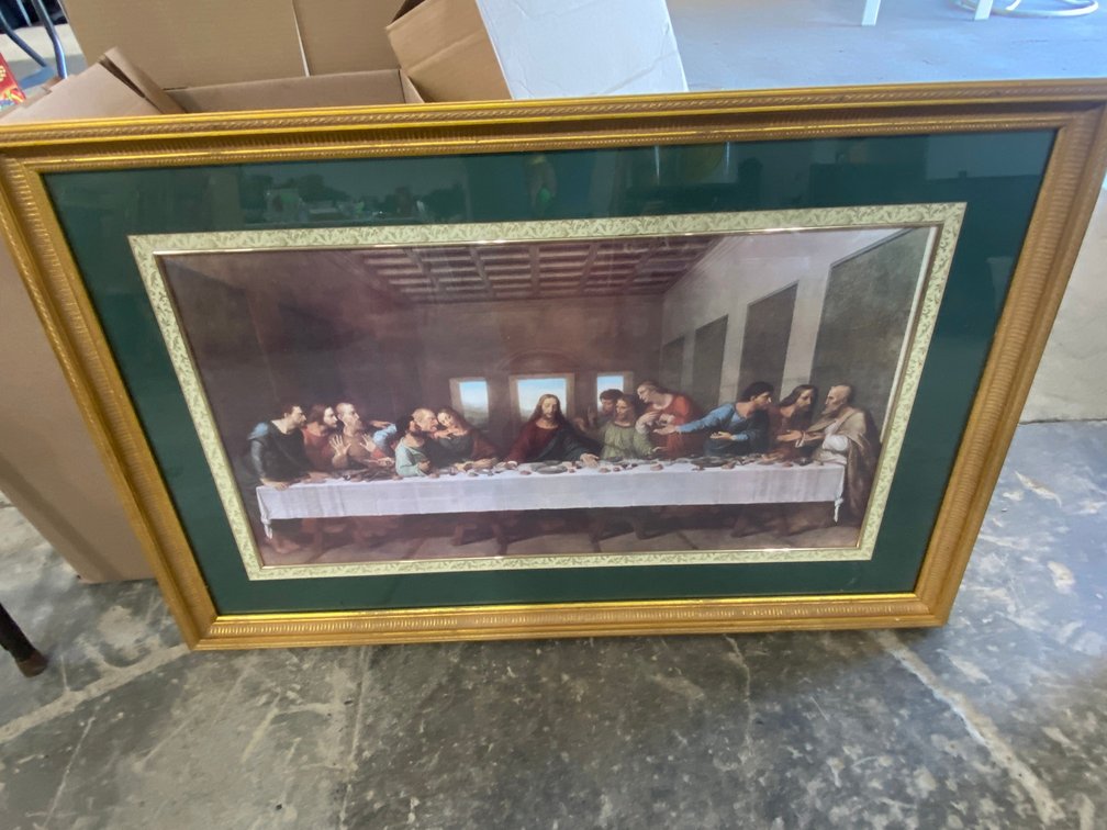 Framed Photo of The Last supper