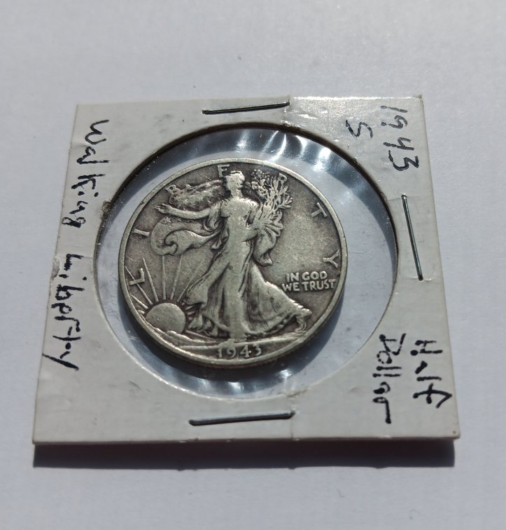 1943 S Walking Liberty Half Dollar