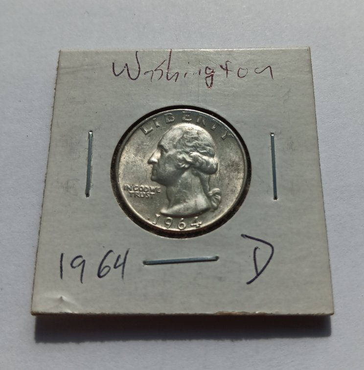 1964 D Washington Quarter