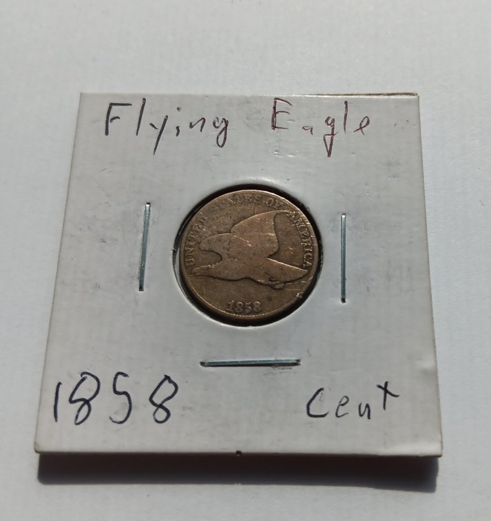 1858 Flying Eagle Cent