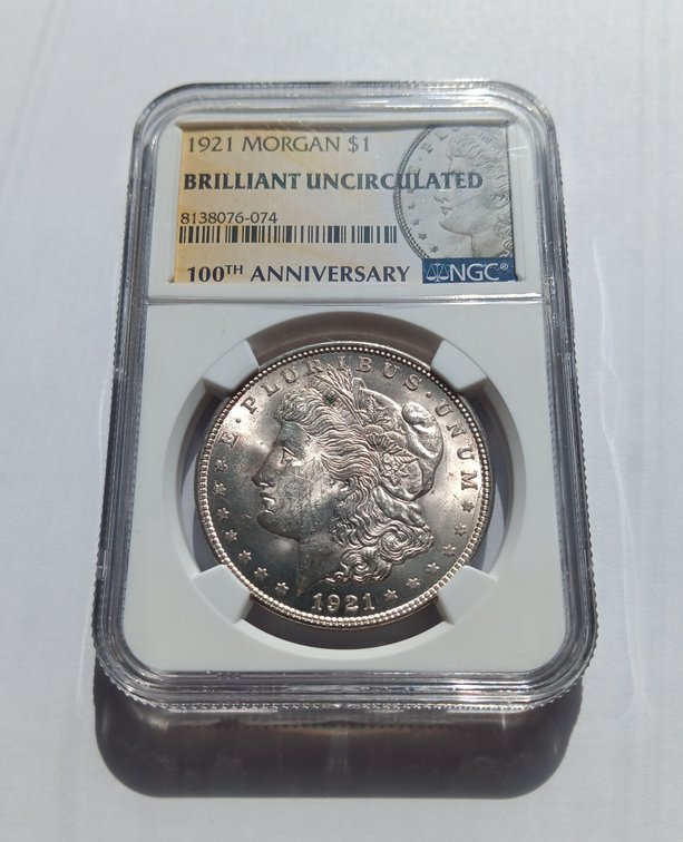 Morgan Dollar 1921 NGC BU