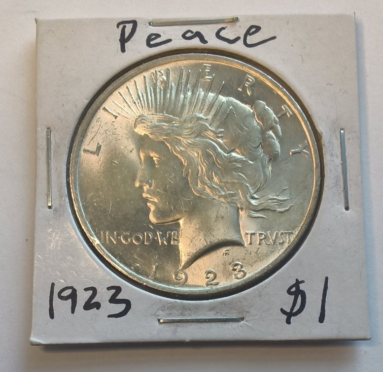 1923 Peace Dollar