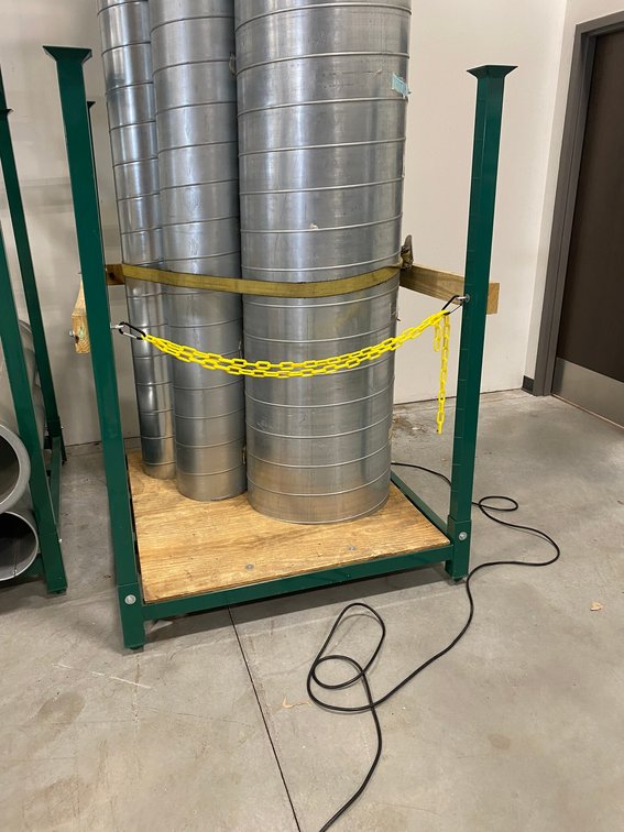 Pipe utility rack