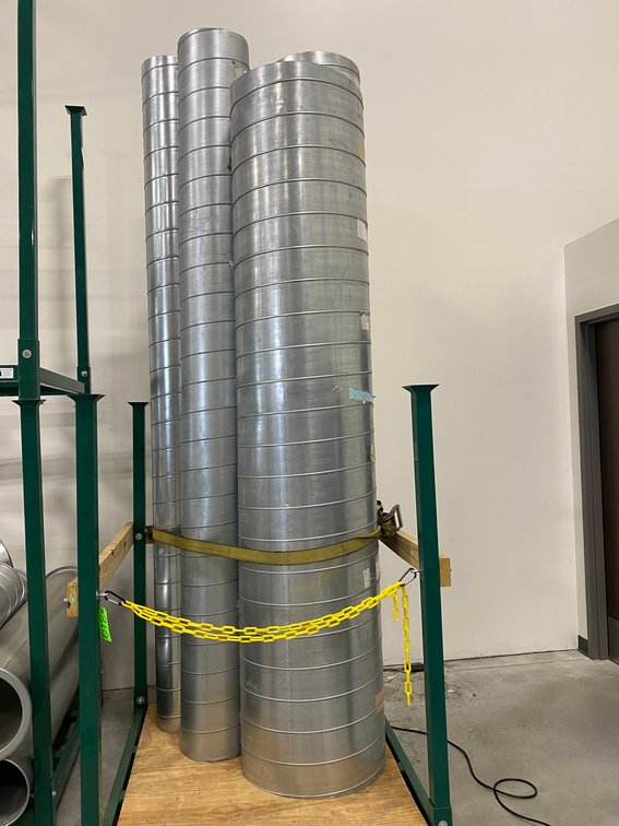 HVAC piping-various sizing and lengths