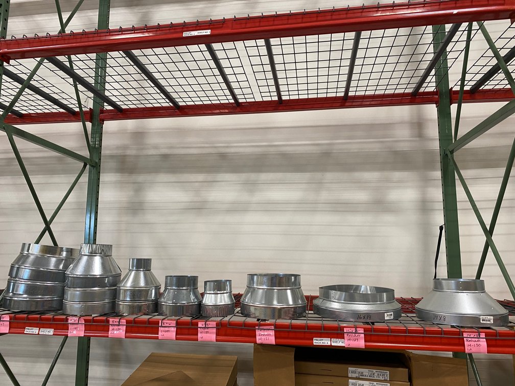 Different collars and reducers-8x4, 8x6, 6x5, 14x12