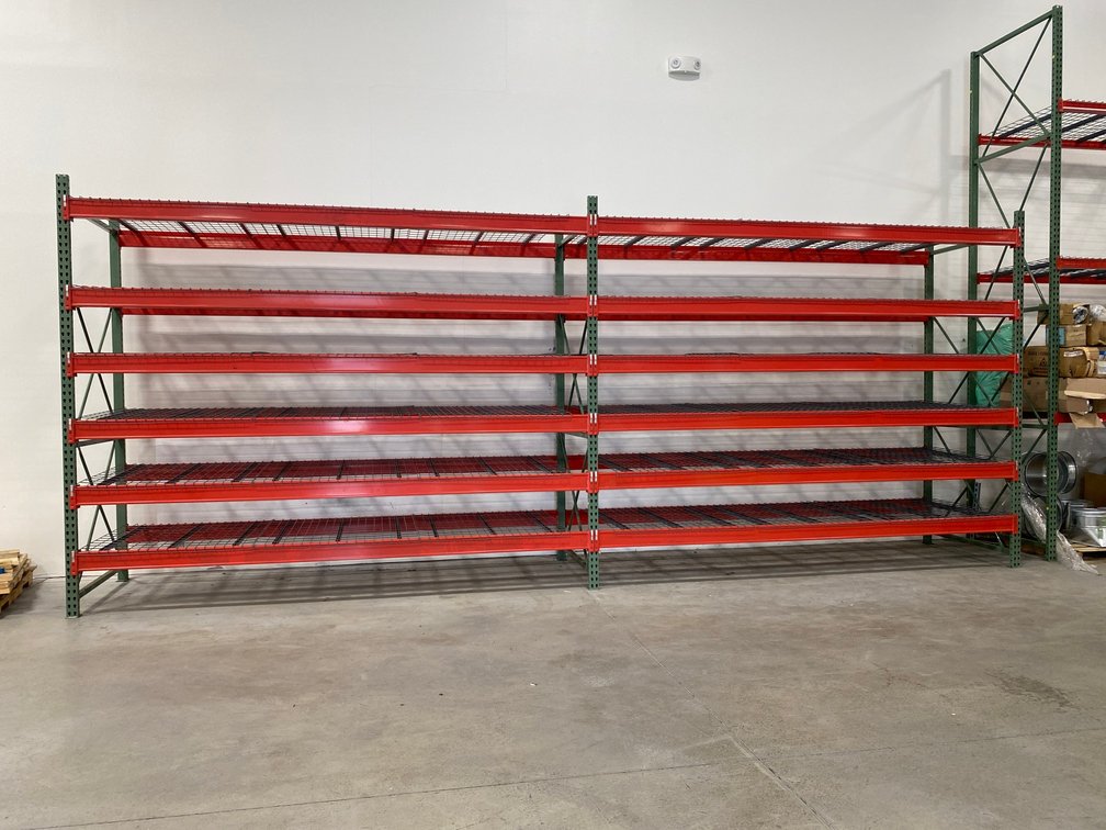 Commercial shelving unit with adjustable shelves-10 tall x 25 long x 48 deep
